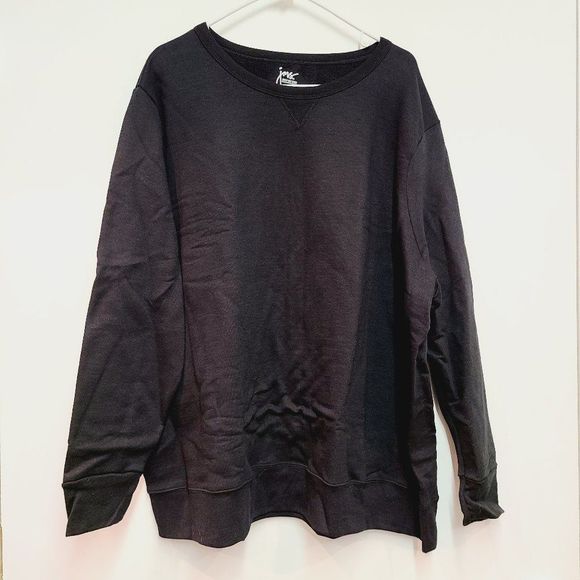 "STARRY SKY" Space-dye NEW Black Fleece Sweatshirt JMS 4X 26W-28W - Picture 3 of 6